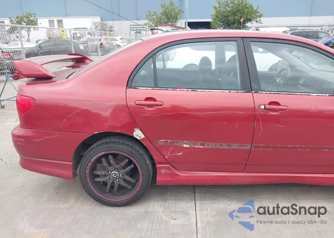 2003 Toyota Corolla S z USA, uszkodzony, nr VIN 1NXBR32E73Z173399